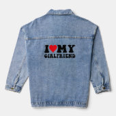 Ik hou van mijn Vriendin, ik hart mijn Vriendin GF Denim Jacket (Achterkant)
