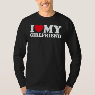 Ik hou van mijn vriendin Ik hart mijn vriendin Gf T-shirt