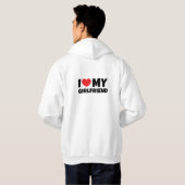 Ik hou van mijn Vriendin, ik hart mijn vriendin Hoodie (Achterkant volledig)