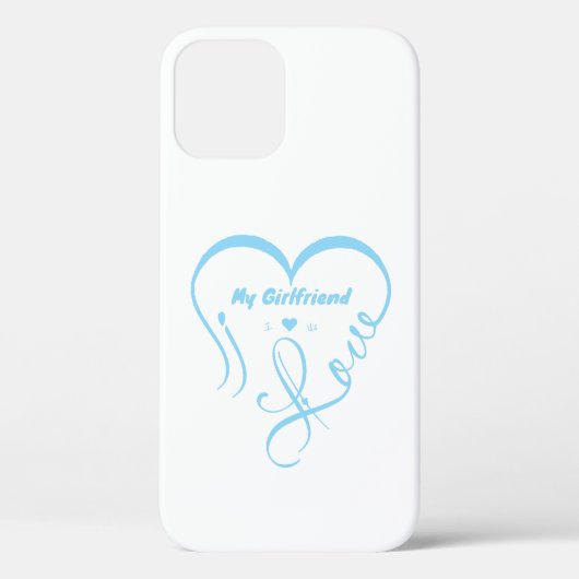 Ik hou van mijn vriendin - Ik ♥ Ons Case-Mate iPhone Case (Achterkant)
