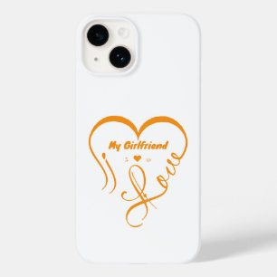 Ik hou van mijn vriendin - Ik ♥ Ons Case-Mate iPhone 14 Hoesje