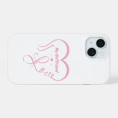 Ik hou van mijn vriendin - Ik ♥ Ons iPhone 15 Case (Achterkant horizontaal)