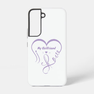 Ik hou van mijn vriendin - Ik ♥ Ons Samsung Galaxy Hoesje