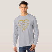 Ik hou van mijn vriendin - Ik ♥ Ons T-shirt (Voorkant volledig)
