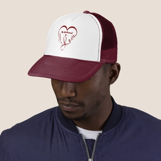 Ik hou van mijn vriendin - Ik ♥ Ons Trucker Pet (In situ)