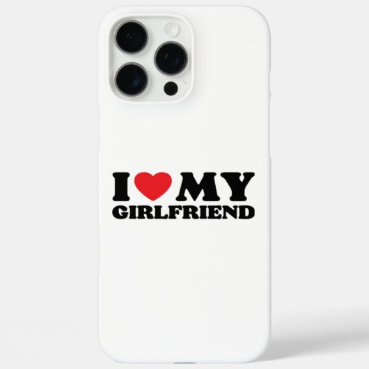 Ik hou van mijn vriendin Klassiek Case-Mate iPhone Case (Achterkant)