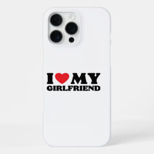 Ik hou van mijn vriendin Klassiek iPhone 16 Pro Max Hoesje