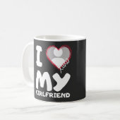 Ik hou van mijn vriendin koffiemok (Voorkant links)