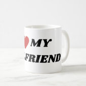 Ik hou van mijn Vriendin Koffiemok (Voorkant rechts)