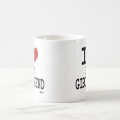 Ik hou van mijn vriendin koffiemok (Center)