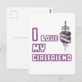 Ik hou van mijn Vriendin (Legends Style) Briefkaart (Voorkant / Achterkant)