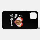 Ik hou van mijn Vriendin Lesbian Pride Custom Foto Case-Mate iPhone Case (Achterkant (horizontaal))