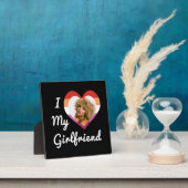 Ik hou van mijn Vriendin Lesbian Pride Custom Foto Fotoplaat (Insitu)