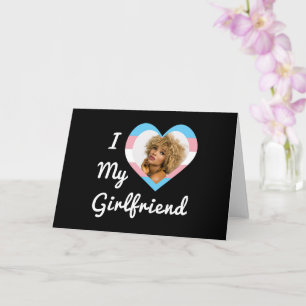 Ik hou van mijn vriendin LGBT Trans Pride Aangepas Kaart