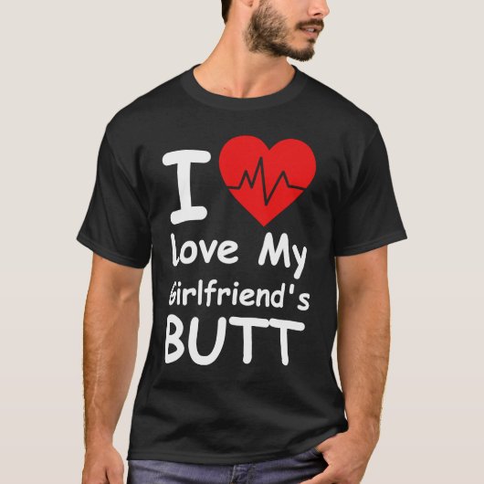 Ik hou van mijn Vriendin, maar mijn Vriendin T-shirt (Voorkant)