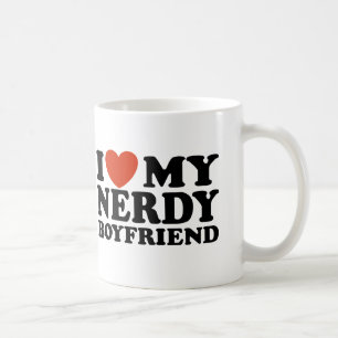 Ik hou van mijn vriendin Nerdy Boyvriend Koffiemok