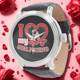 Ik hou van mijn Vriendin op maat Horloge