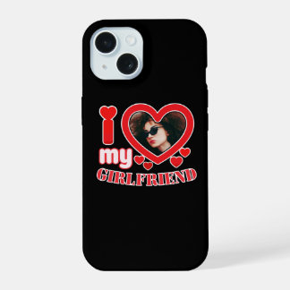 Ik hou van mijn Vriendin op maat iPhone 15 Case