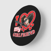 Ik hou van mijn Vriendin op maat Ronde Klok (Hoek)