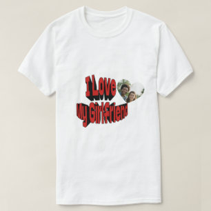Ik hou van mijn vriendin op maat t-shirt