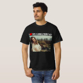 Ik hou van mijn Vriendin op maat T-shirt (Voorkant volledig)