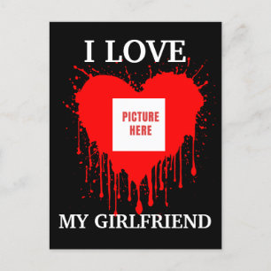 IK HOU VAN MIJN VRIENDIN OP VALENTIJN BRIEFKAART