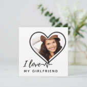 IK HOU VAN MIJN VRIENDIN Persoonlijk Foto Geschen (Staand voorkant)