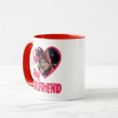 Ik hou van mijn Vriendin persoonlijke foto Mok (Voorkant links)