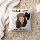 IK HOU VAN MIJN VRIENDIN  Persoonlijke Fotocadeau Kussen (Deken)