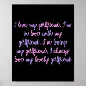 Ik hou van mijn Vriendin Poster (Voorkant)