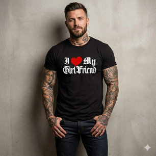Ik hou van mijn vriendin, relatie t-shirt