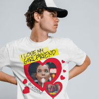 Ik hou van mijn Vriendin rode fototekst y2k