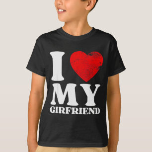 Ik hou van mijn vriendin shirt ik hart mijn vriend