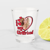 Ik hou van mijn Vriendin Shot Glas (Voorkant)