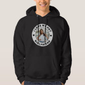 Ik hou van mijn Vriendin Simple Personated Pic Bla Hoodie (Voorkant)