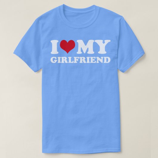 Ik hou van mijn Vriendin T-shirt (Design voorkant)