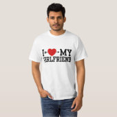 Ik hou van mijn Vriendin T-shirt (Voorkant volledig)