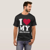 Ik hou van mijn Vriendin T-shirt (Voorkant volledig)