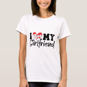 Ik hou van mijn Vriendin T-shirt