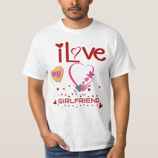 Ik hou van mijn Vriendin T-shirt (Voorkant)