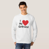 Ik hou van mijn Vriendin T-shirt (Voorkant volledig)