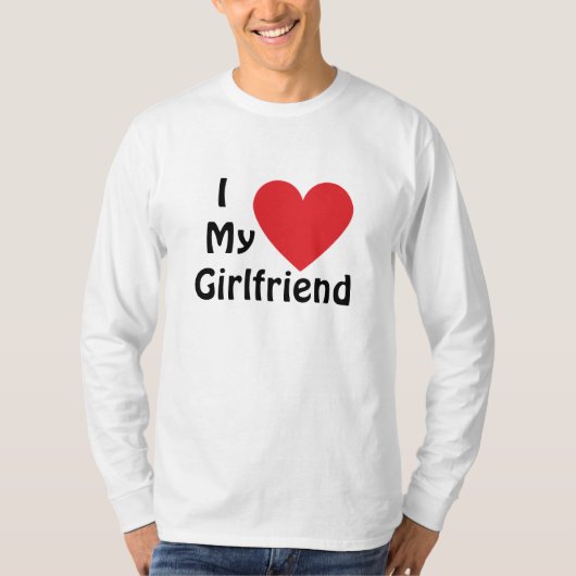 Ik hou van mijn Vriendin T-shirt (Voorkant)