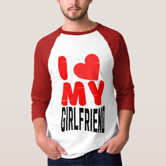 IK HOU VAN MIJN VRIENDIN T-SHIRT (Voorkant)