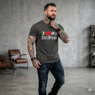 Ik hou van mijn vriendin t-shirt