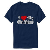 Ik hou van mijn vriendin T-shirt
