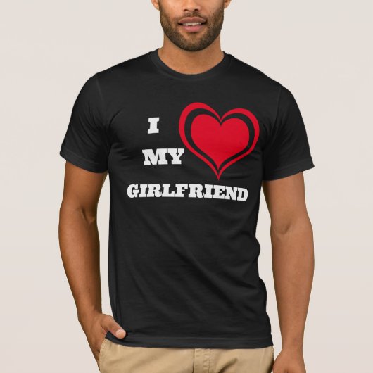 Ik hou van mijn Vriendin T-shirt (Voorkant)