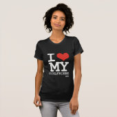 Ik hou van mijn vriendin t-shirt (Voorkant volledig)