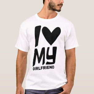 Ik hou van mijn Vriendin T-shirt