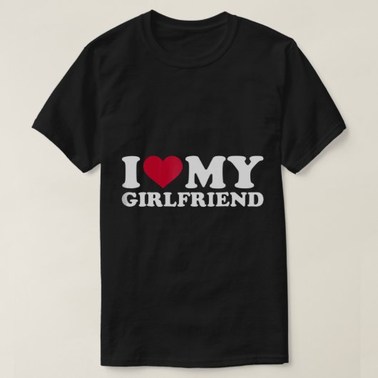 Ik hou van mijn vriendin T-Shirt (Design voorkant)