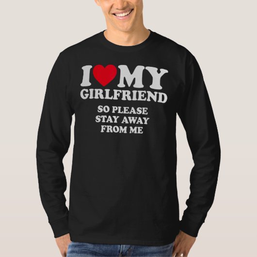 Ik hou van mijn Vriendin T-shirt (Voorkant)